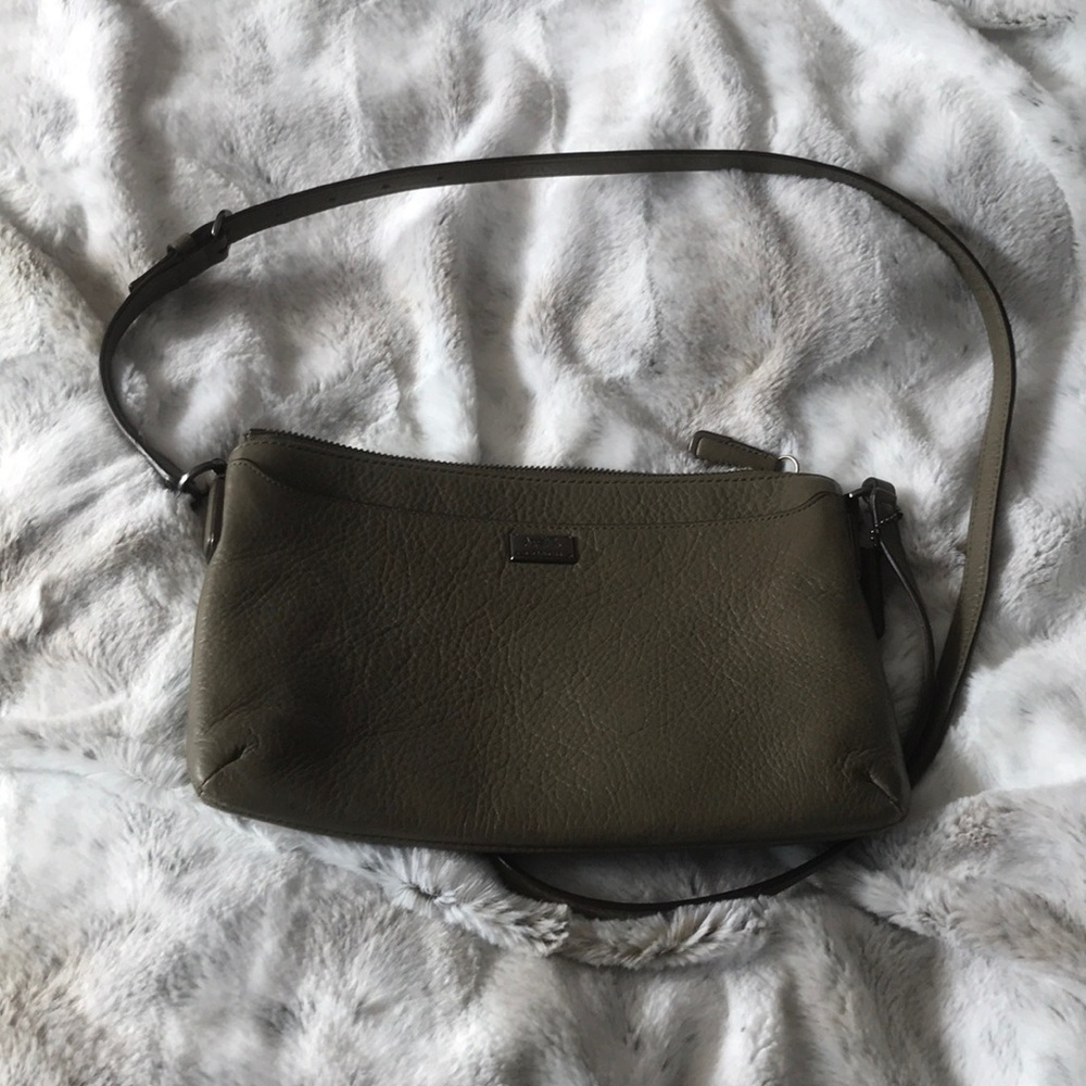 Green coach crossbody handbag